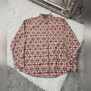 Rodeo Clothing Co. Men's Western Print Shirt. Size Medium. New.
